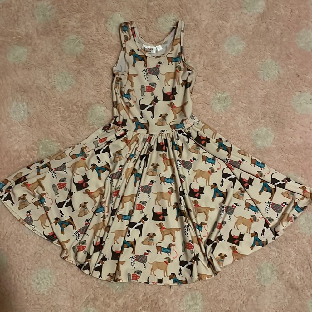 Dot dot Smile dress- dogs